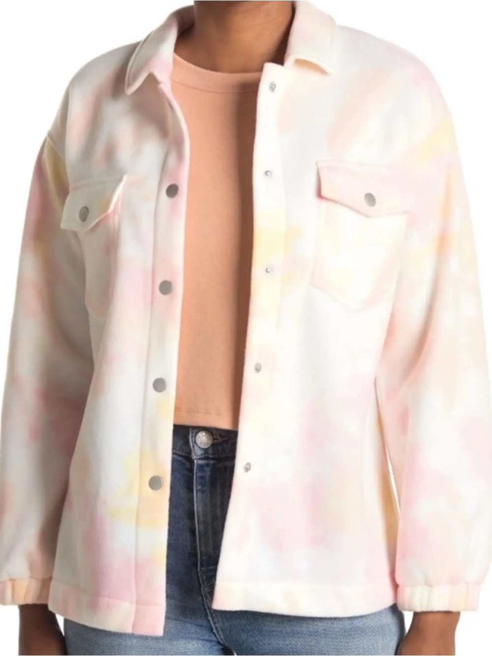 Abound Tie Dye Fleece Shacket
